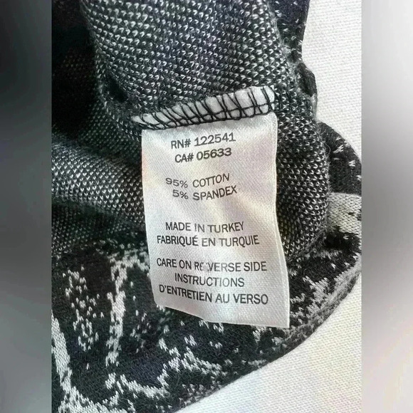 Shannon Passero Turkish swing jacket cardigan sweater size Medium snake print - Picture 8 of 11